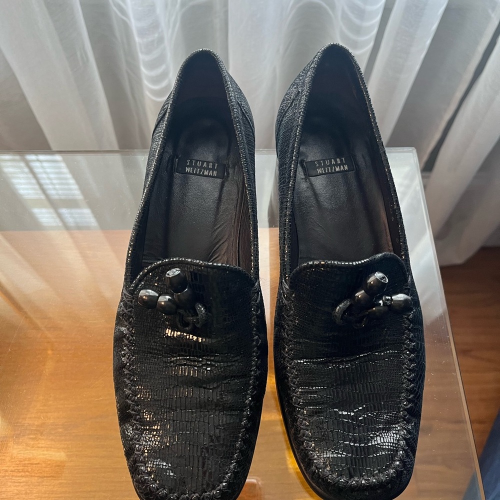 Stuart Weitzman Black Loafers